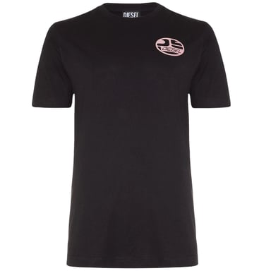 Diesel Oval DS Logo Black T-Shirt
