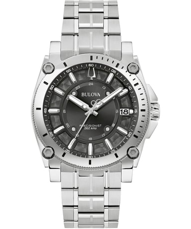 Bulova Precisionist Icon Heren Zilveren Horloge 96B417