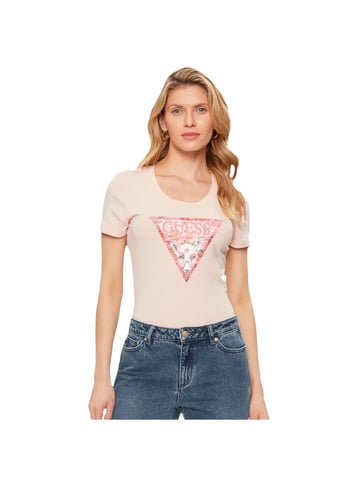 Guess Women's T-Shirt Rn Dreieck