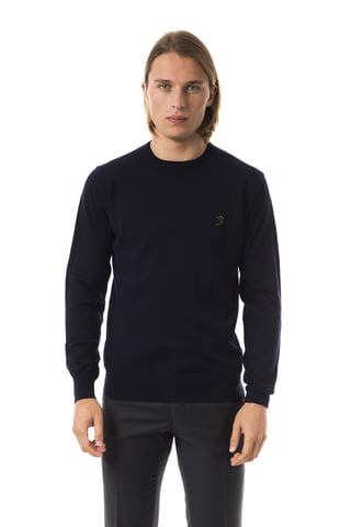 Uominitaliani Men's Blu Sweater