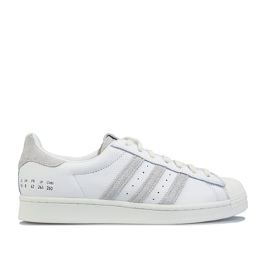 Men's adidas Originals Superstar Trainers in Off White