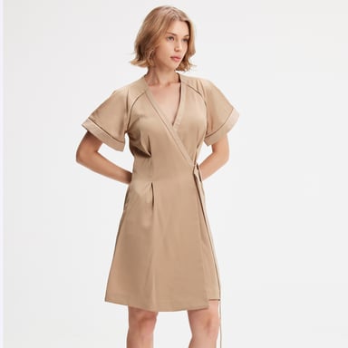 Minimalist Wrap Dress