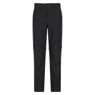 Mountain Warehouse Mens Trek Convertible Trousers (Black)