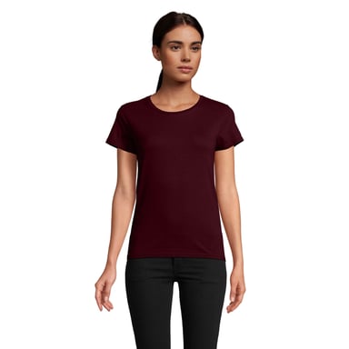 SOLS Womens/Ladies Pioneer T-Shirt (Burgundy)