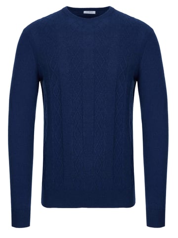 Malo Optimum cashmere pullover dark blue