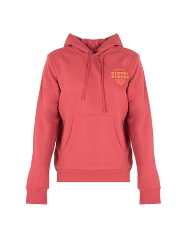 Diesel Saloon Sound Lab Logo Red Hoodie