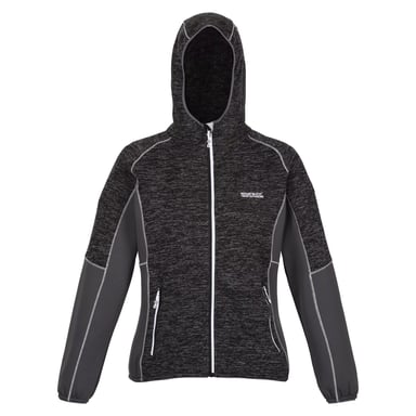 Regatta Womens/Ladies Walbury IV Lightweight Fleece Jacket (Black/Seal Grey)