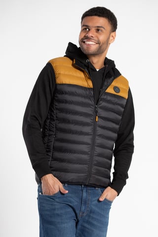 Colour Block Padded Gilet