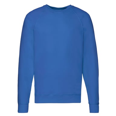 Fruit of the Loom Unisex Adult Lightweight Raglan Sweatshirt (Royal Blue)