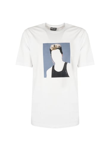 Diesel T-Shirt T-Just Men's White