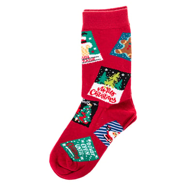 Women's high-top socks with anti-pressure cuff WJFLSFUNCH06-MULTICOLOR