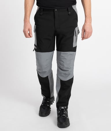 Rock Creek Softshellhose Grau