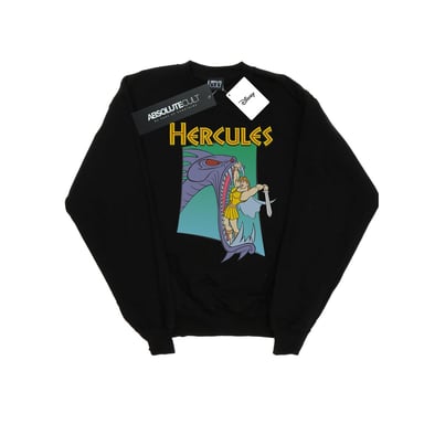 Disney Mens Hercules Hydra Fight Sweatshirt (Black)