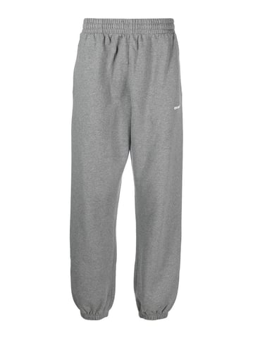 Off-White Wave Outline Diagonal Joggers med tryck i grått