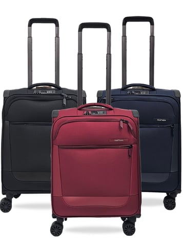 Lightweight 4 Wheel Luggage Travel Soft Cabin Bag