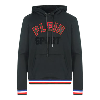 Plein Sport Black 3D Logo Black Hoodie