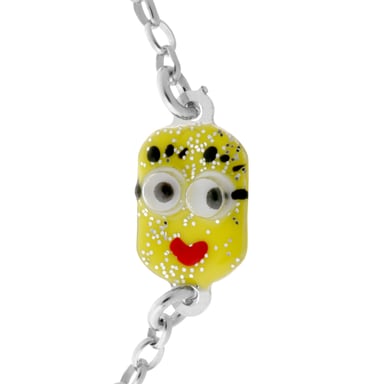 Orphelia 'Minion' Kinderarmband van 925 Sterling Zilver - Zilver ZA-7135/2