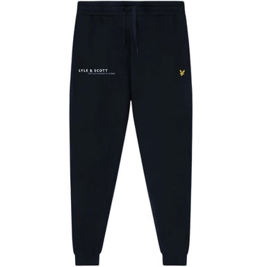 Lyle & Scott Co-ordinate Print Marinblå Sweatbyxor