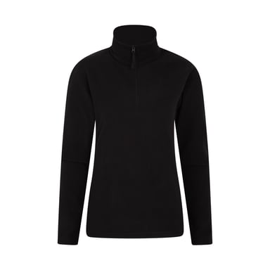 Mountain Warehouse Womens/Ladies Camber II Fleece Top (Black)