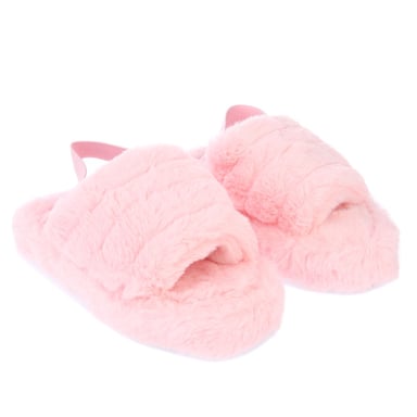 Girl's Original Penguin Children Fluffy Slipper in Pink