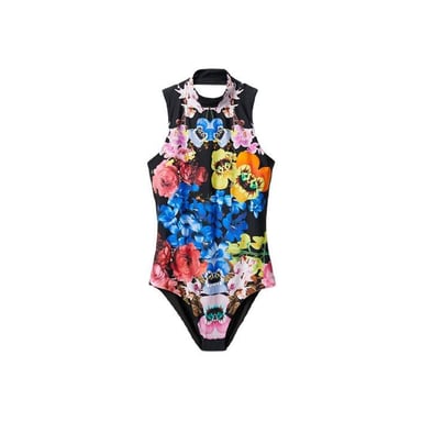 Desigual Women's Black Multi Sleeveless Body