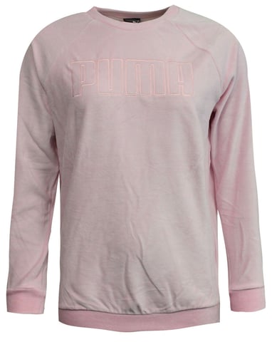 Puma Velour Roze Fluwelen Trui voor Vrouwen