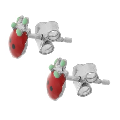 Orphelia 'Apple' Kinder 925 Sterling Zilveren Stud Oorbellen - Zilver ZO-7149