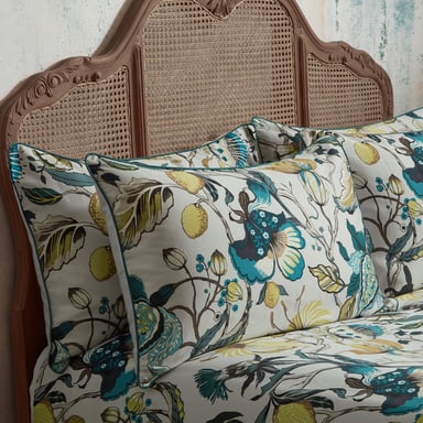 EW by Edinburgh Weavers Morton Floral Premium Cotton Sateen Pillowcase Pair