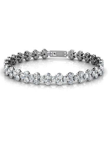 Princess Bracelet - Silver and Crystal