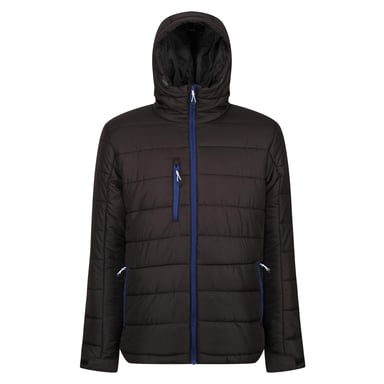 Regatta Mens Navigate Thermal Padded Jacket (Black/New Royal)