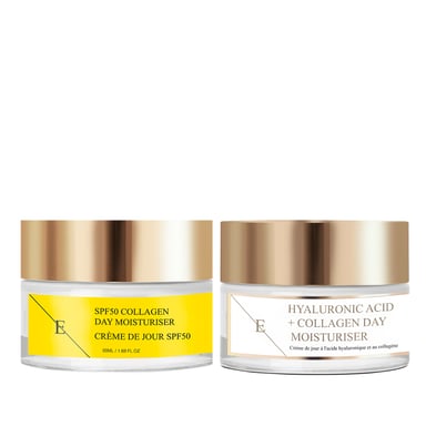 Marin kollagen SPF50 dagkräm 50ml + Hyaluronsyra & kollagen dagkräm 50ml