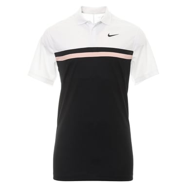 Nike Mens Victory Colour Block Dri-FIT Polo Shirt (White/Black/Artic Orange)