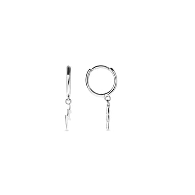 Luxenter Zitlu earrings in 925 sterling silver with rhodium plated finish