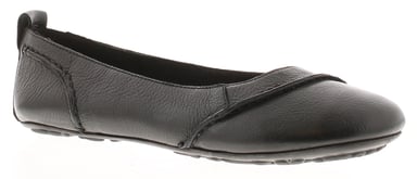 Hush Puppies Womens Shoes School Janessa Leather Slip On black