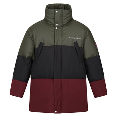 Regatta Mens Christian Lacroix Barbegal Baffled Padded Jacket (Dark Khaki/Black)
