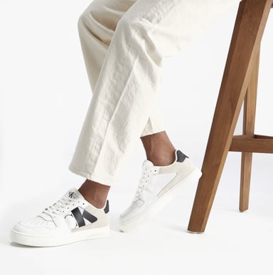 CLASSIC CUPSOLE Mens Trainers Bright White/Black