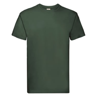 Fruit of the Loom Mens Super Premium T-Shirt (Bottle Green)