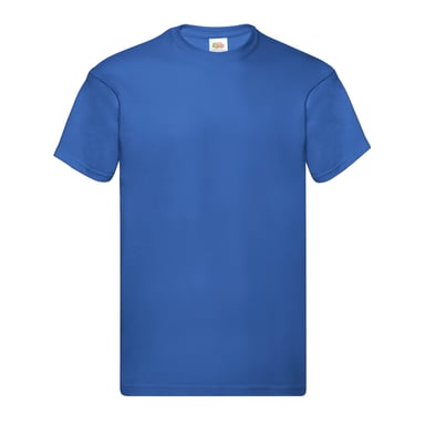 Fruit of the Loom Mens Original T-Shirt (Royal Blue)