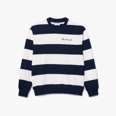 Women's Lacoste French Made Oversized Sweatshirt in Cream