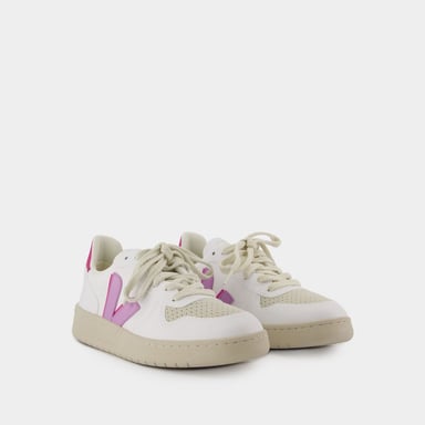 V-10 W Sneakers - Veja - Katoen - Wit
