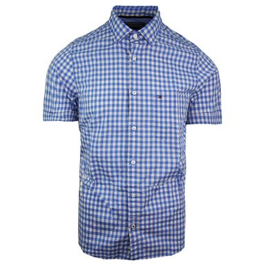Tommy Hilfiger Gingham overhemd heren blauw top
