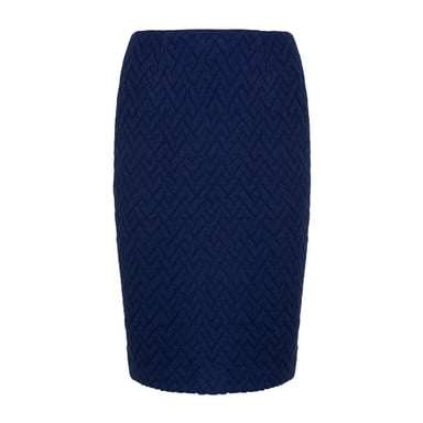 Knit Jacquard Pencil Skirt