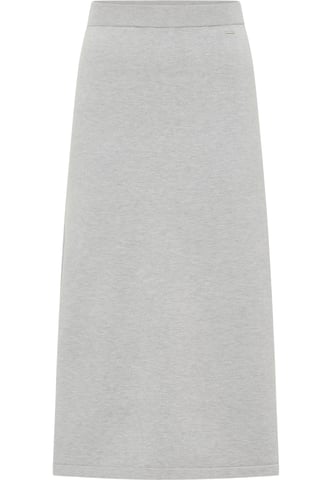 Dreimaster Skirt women Grey melange