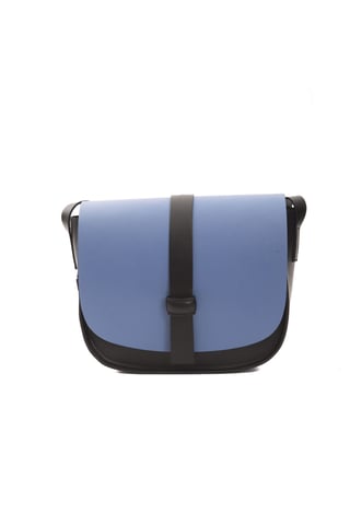 Pompei Donatella Women's Blue Leather Crossbody Bag