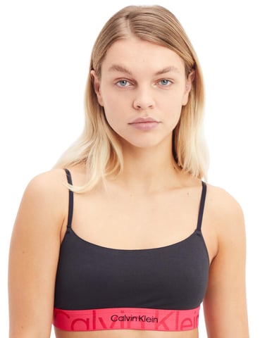 Calvin Klein Embossed Icon Cotton Bralette Bra