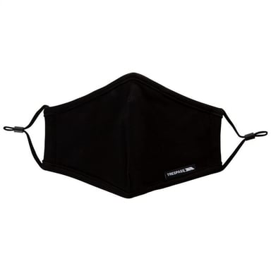 Trespass Katoenen Gezichtsmasker (Zwart)