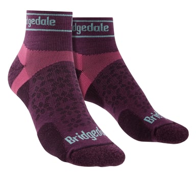 Bridgedale - Ultralätta Merino-strumpor för kvinnor - Damson
