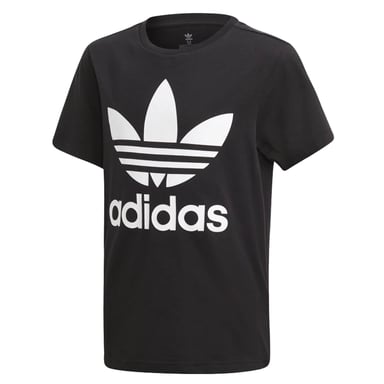 Adidas Originals Kortärmad Crew Neck Svart/Vit Trefoil T-shirt för barn DV2905