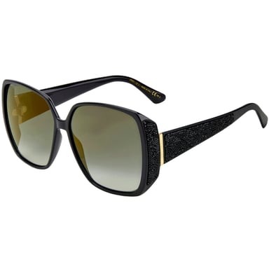 Jimmy Choo Cloe 807 FQ Black Sunglasses