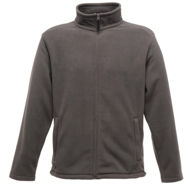 Regatta Mens Plain Micro Fleece Full Zip Jacket (Layer Lite) (Seal Grey)